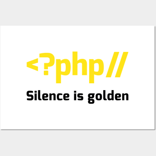 Silence is Golden Posters and Art